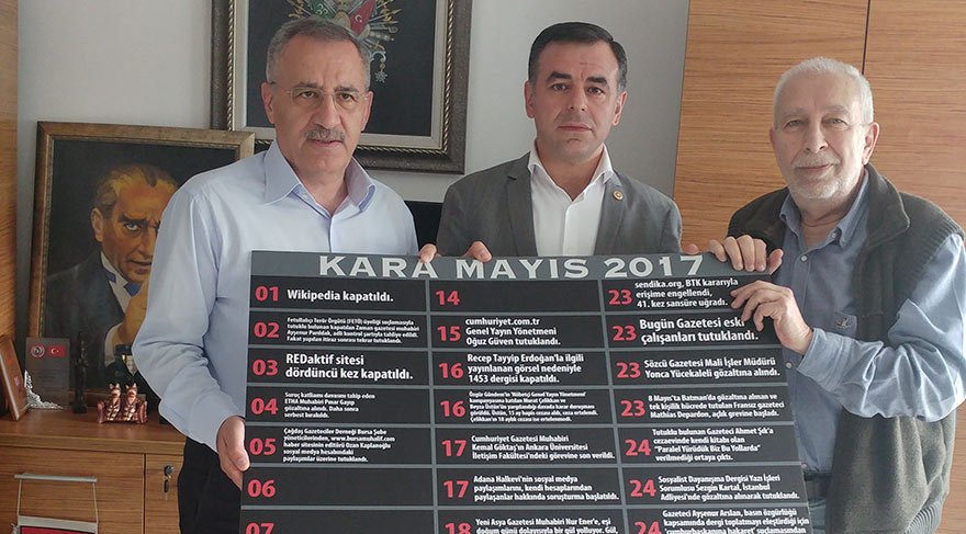 Gazetemize destek için Ankara büromuzu ziyaret eden CHP’li Yarkadaş, “SÖZCÜ’ye yapılan operasyon 2017 Mayıs’ta utanç vesikası olarak medya tarihine geçti” dedi