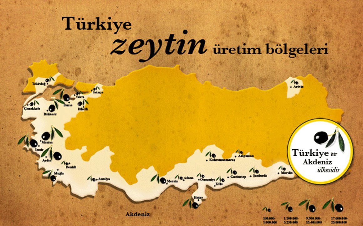 Harita: Zeytin ve Zeytinyağı Tanıtım Komitesi (ZZTK)