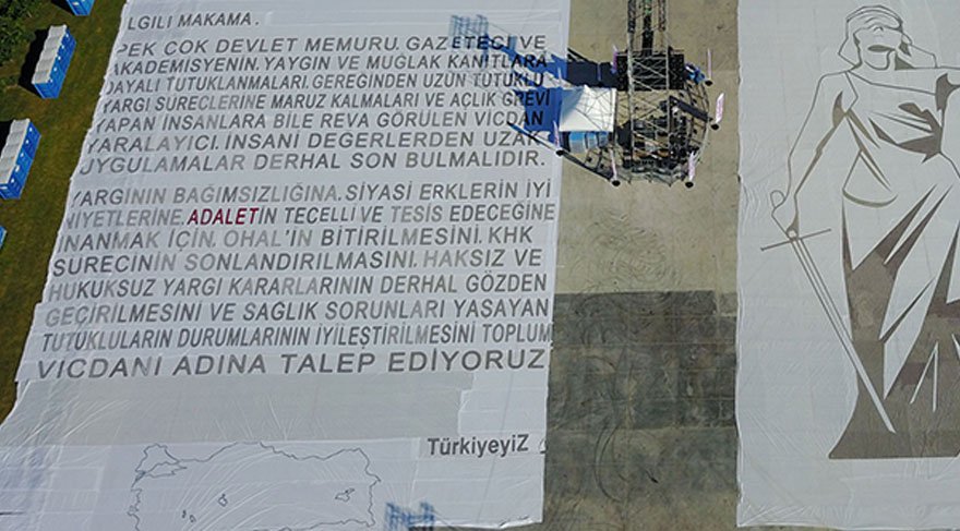 Maltepe miting alanı hazır... İşte o dilekçede yazanlar