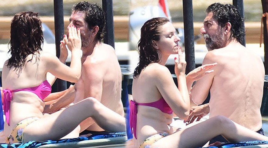 Mustafa Uğurlu genç sevgilisiyle tatilde