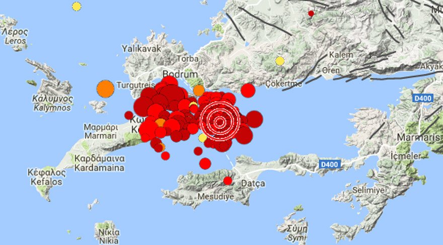 Kandilli'den son dakika açıklaması: Depremin büyüklüğü 6.6