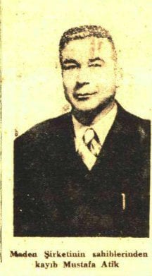 Kumla Maden'in ortağı Mustafa Atik Fotoğraf: Cumhuriyet Gazetesi