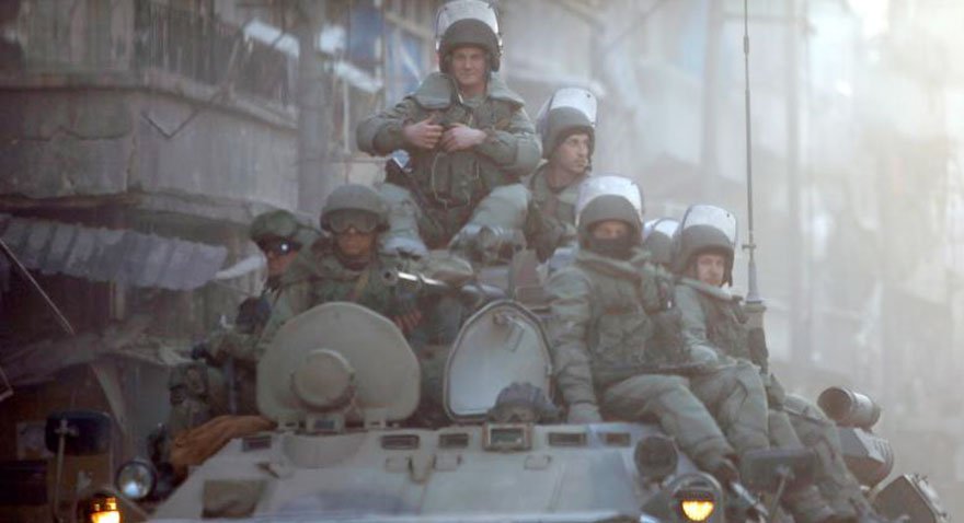 Rus askerlerinin Suriye operasyonunda giydiği üniformalar. Fotoğraf: Reuters