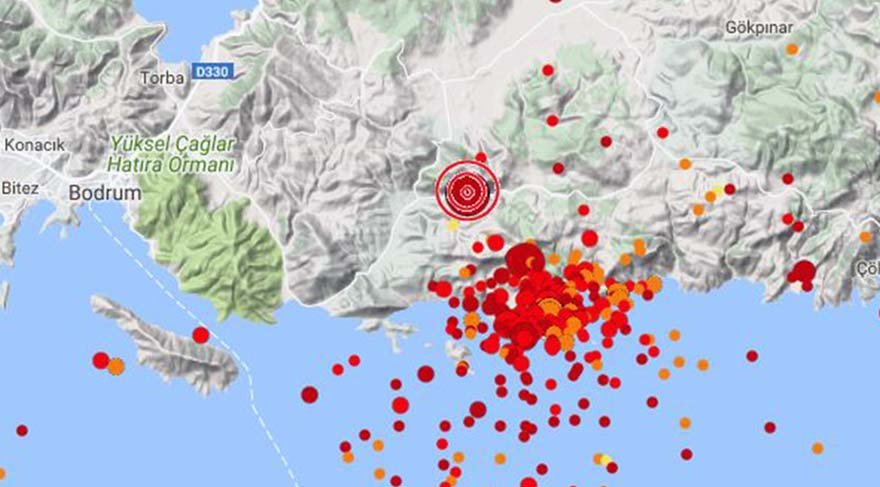 Alman profesör, Bodrum'da son dönemde sıklıkla deprem meydana gelmesini de değerlendirdi.