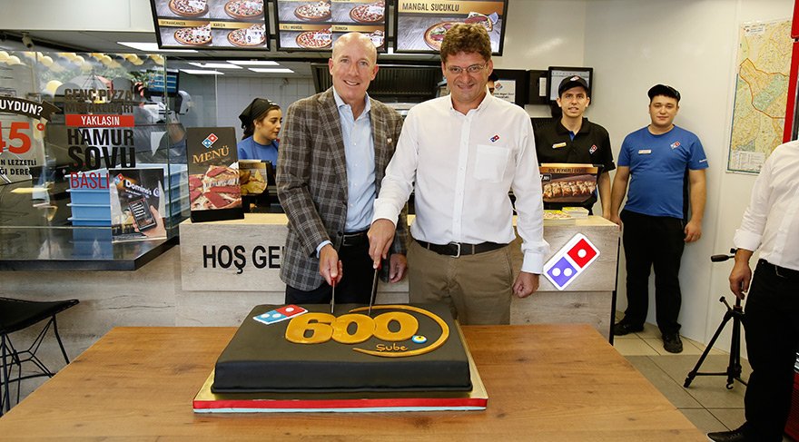 Domino’s 600. şubeyi açtı, hedefi 2.400’e koydu - Sözcü