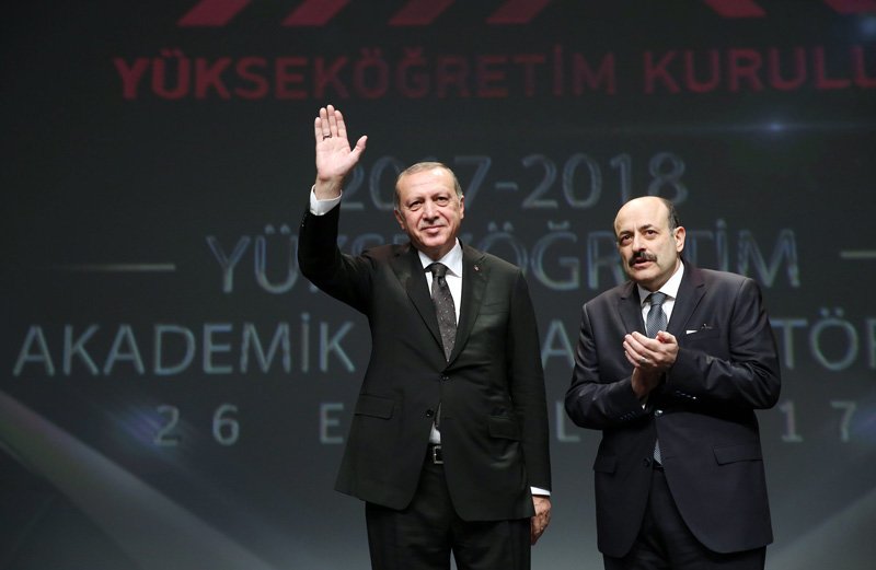 FOTO:DHA - Cumhurbaşkanı Erdoğan, Ankara'da 2017-2018 Akademik Yılı Açılış Töreni'ne katıldı.