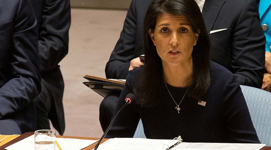 ABD'nin Birleşmiş Milletler Daimi Temsilcisi Nikki Haley
