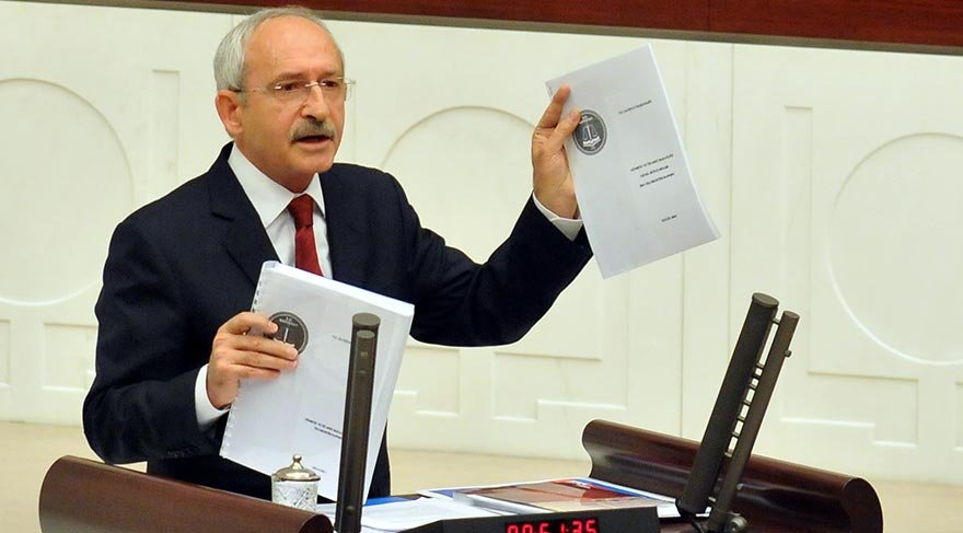 meclis kürsüsünden açıklamıştı CHP Genel Başkanı Kemal Kılıçdaroğlu, 11 Aralık 2013 tarihinde Meclis kürsüsünde konuşmuştu.