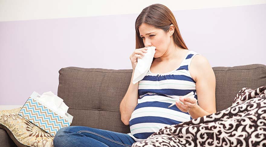 Hamilelikte grip bebeğe zarar verir mi?