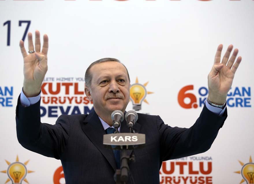 Erdoğan Kars İl Kongresi’nde Zarrab davasını değerlendirdi