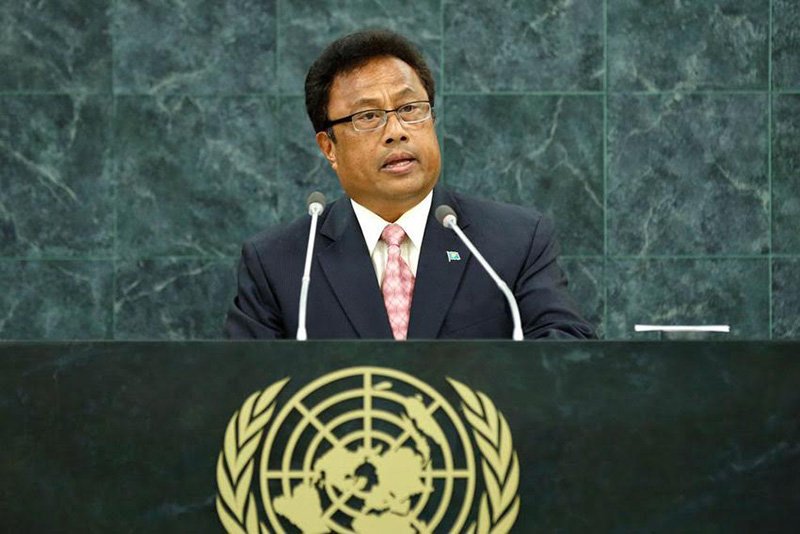 Palau Devlet Başkanı Tommy Remengesau