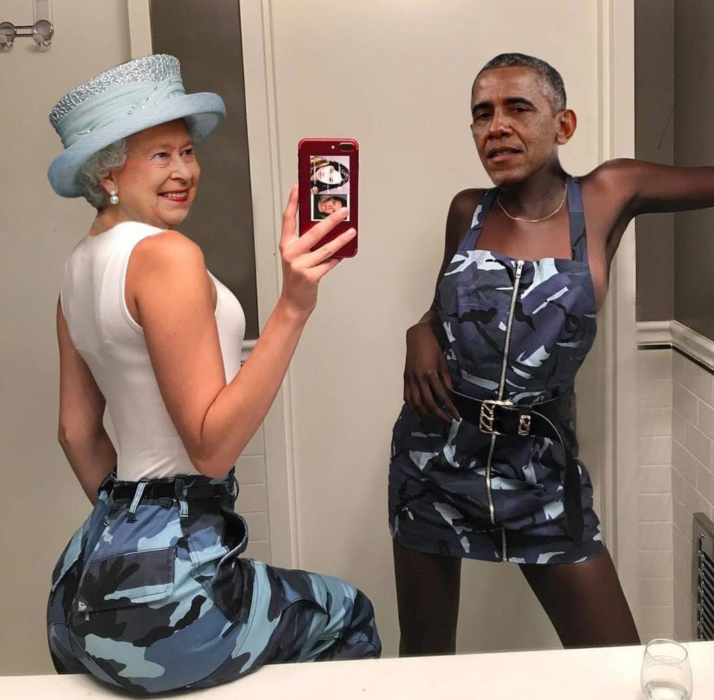 Obama ve Kraliçe...