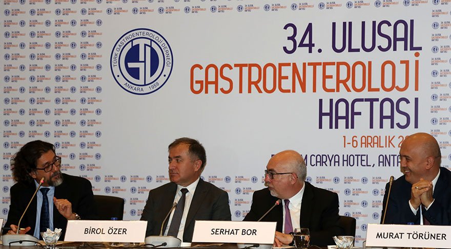 34'üncü Ulusal Gastroenteroloji Kongresi, Antalya'da başladı.