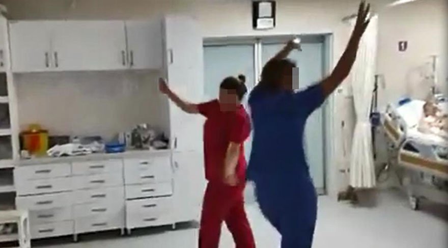 Yoğun bakımda dans eden sağlık çalışanlarına idari soruşturma