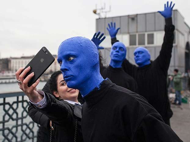 Blue Man Group İstanbul'a hayran kaldı