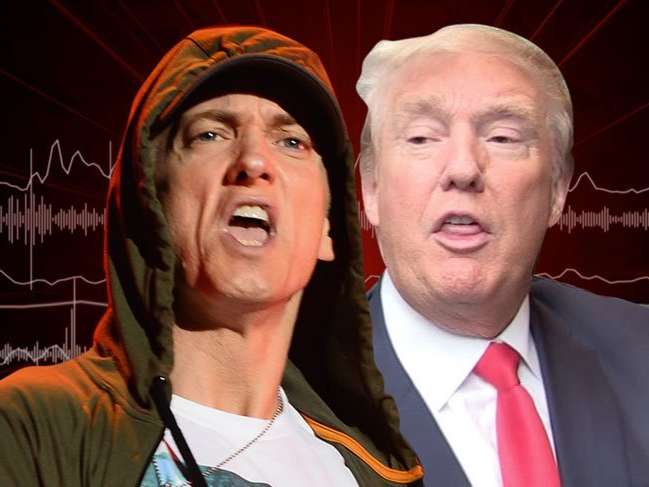 Eminem'den çağrı: 'Ya Trump, ya ben!'