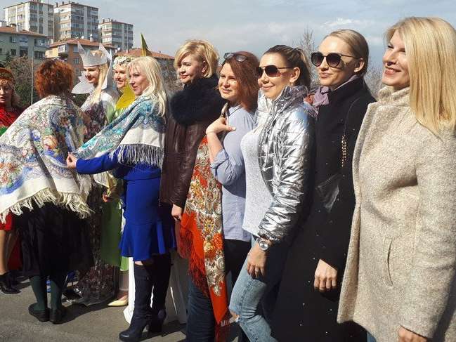 Ankara'da yaşayan Ruslar Meslenista Bayramını coşkuyla kutladılar