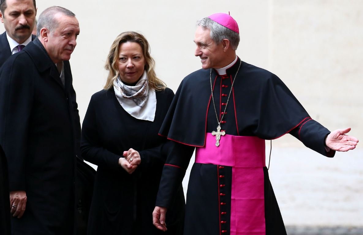 Cumhurbaşkanı Erdoğan Vatikan'da