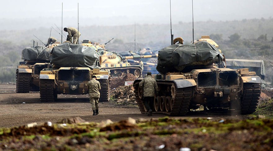 TSK: Tank vuruldu, zayiat yok