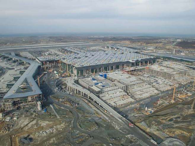 3. Havalimanı'nın son hali havadan fotoğraflandı