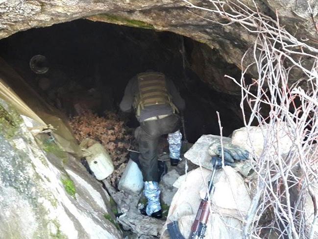 Tunceli'de sığınak ve mağaralar imha edildi