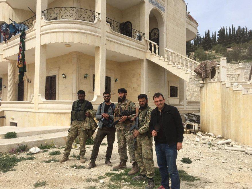 PKK'lıların Afrin'deki villası ortaya çıktı