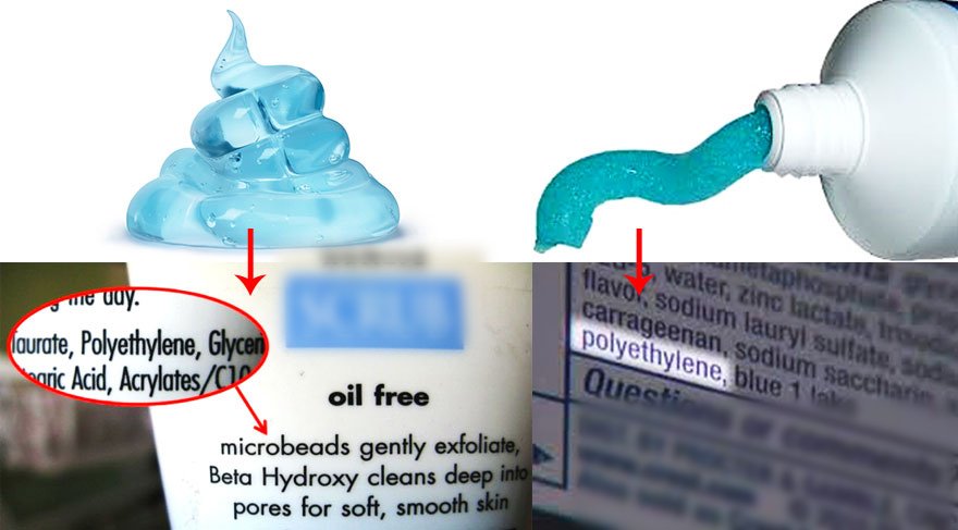 ŞEKİL 1 Meral Yurtsever: Çoğu kişisel bakım ve kozmetik ürününde kullanılan plastik türü Polietilen'dir