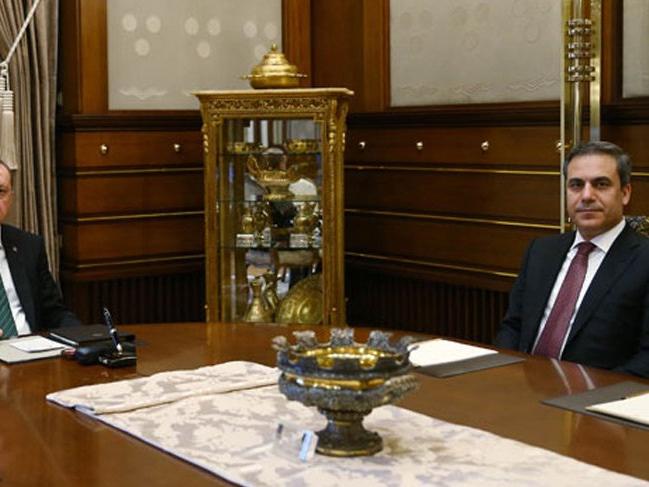 Cumhurbaşkanı MİT Müsteşarı Hakan Fidan'la görüştü