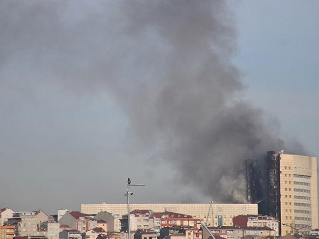 Taksim İlk Yardım Hastanesi'ndeki yangından korkunç kareler