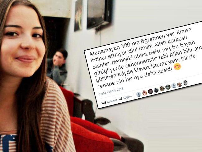 Merve Çavdar'ın intiharı için tepki çeken yorum