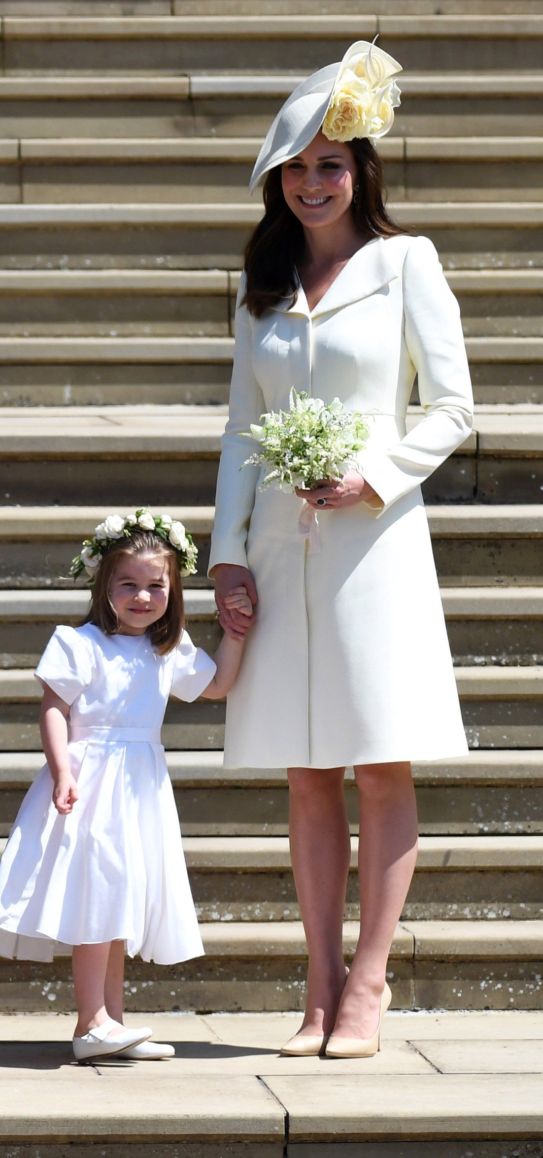Kate Middleton 19 Mayıs 2018'de Kraliyet düğününde...