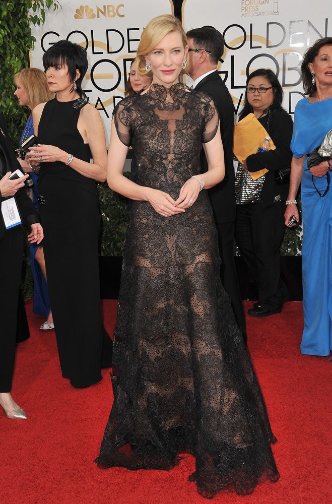 Cate Blanchett 2014 Golden Globe töreninde...