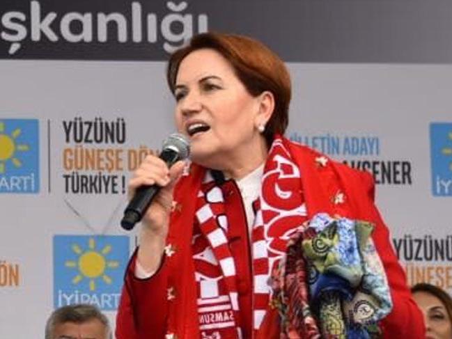 Meral Akşener Çorum'da partisinin mitingine katıldı