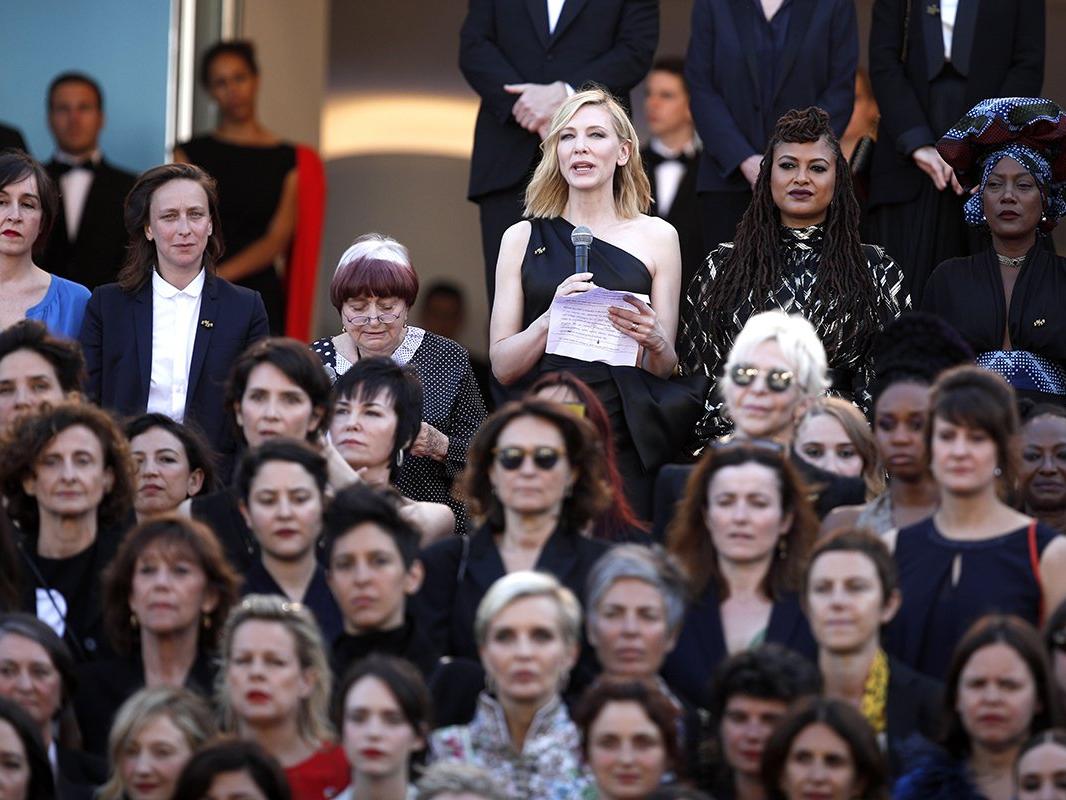 Cannes'da cinsiyet eşitsizliğine sessiz protesto