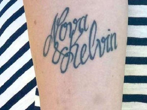 Oğlunun adını dövme yaptırdı... Yanlış yazılınca öyle bir çözüm buldu ki...