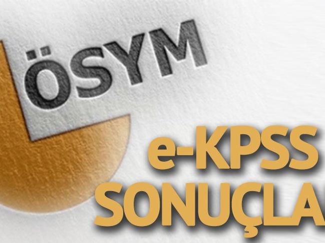 eKPSS sonuçları açıklandı! İşte Engelli e-KPSS sonuçları ÖSYM sorgulama sistemi...