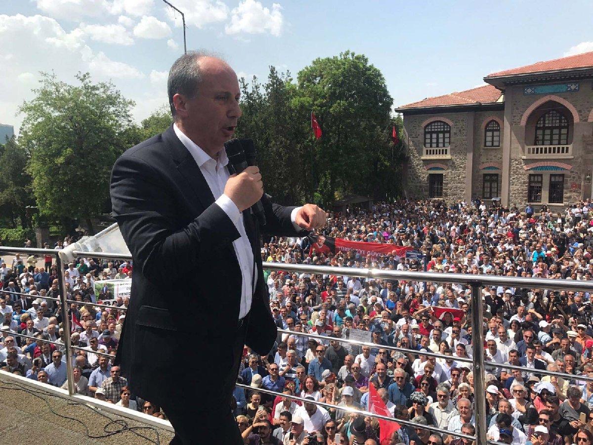 CHP'nin Cumhurbaşkanı adayı İnce Tarihi Meclis'ten startı verdi