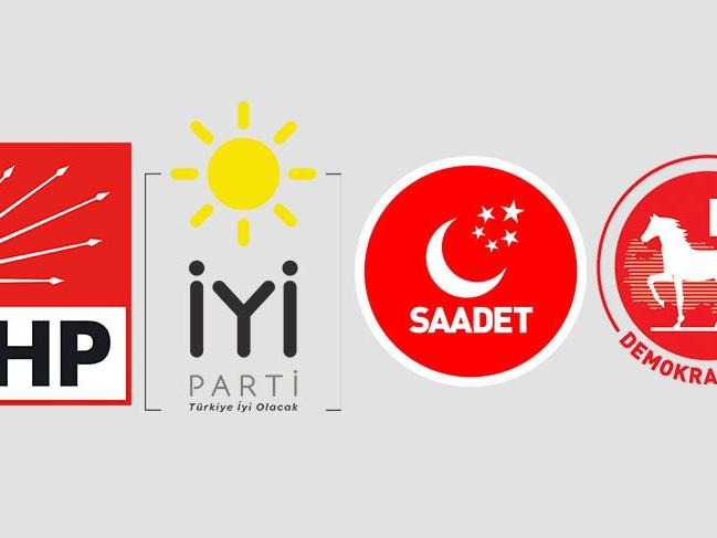 CHP-İYİ-SP-DP'nin ittifak açıklaması hafta sonuna ertelendi