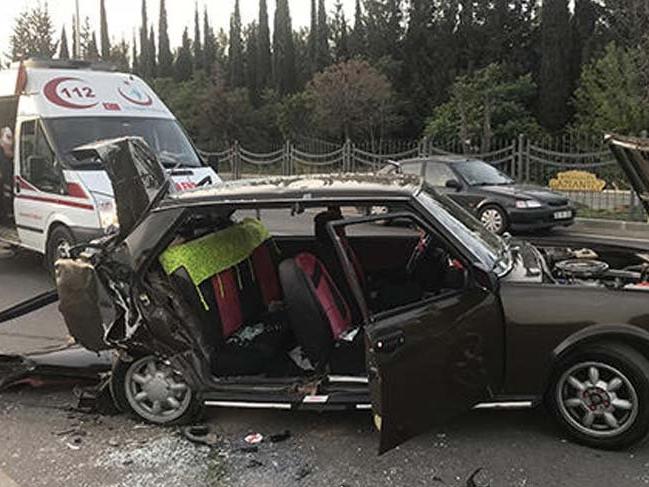 Gaziantep'te feci kaza sonucu 1 kiş öldü 14 kişi yaralandı