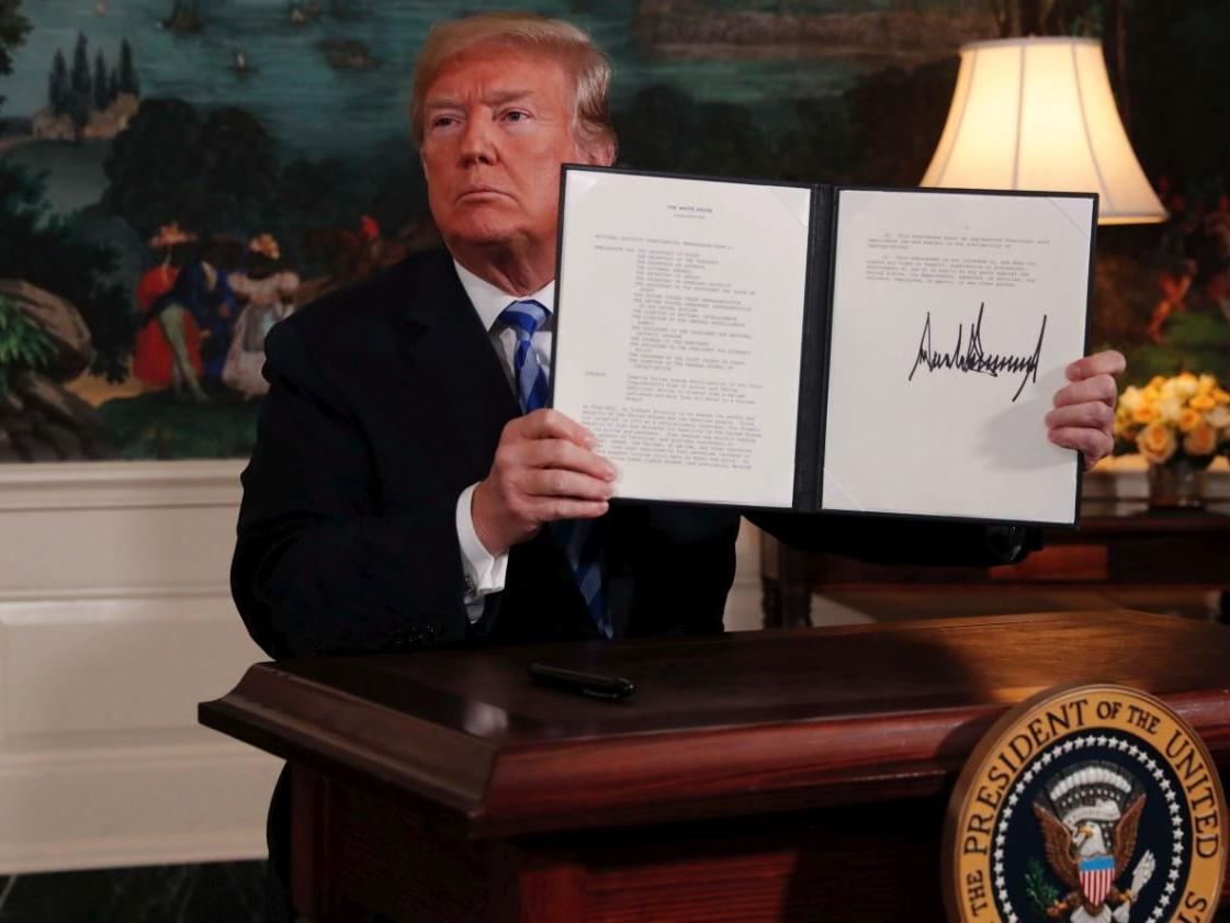 Trump bekleneni yaptı: İran'la nükleer anlaşmadan ayrıldı