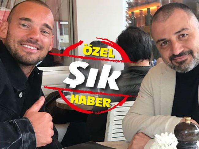 Wesley Sneijder incelemeler için, gizlice İstanbul'a geldi
