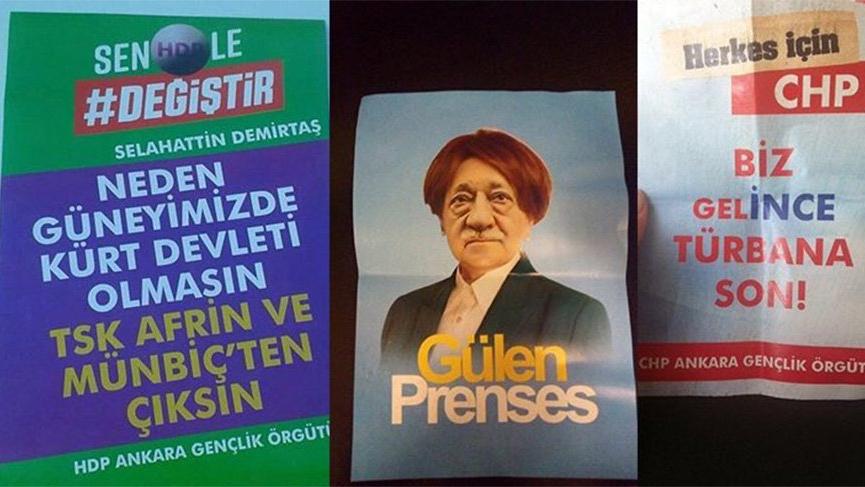 Ankara'da çirkin broşür