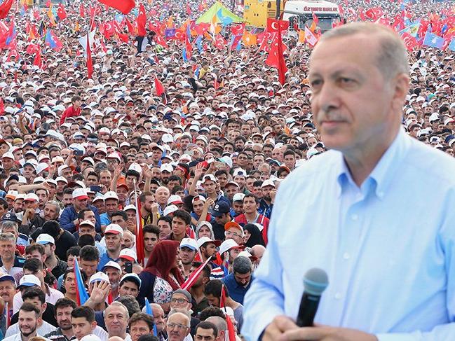 Cumhurbaşkanı Erdoğan 'Büyük İstanbul Mitingi'nde konuştu