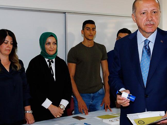 Cumhurbaşkanı Erdoğan, oy kullandığı sandığın sonuçları belli oldu