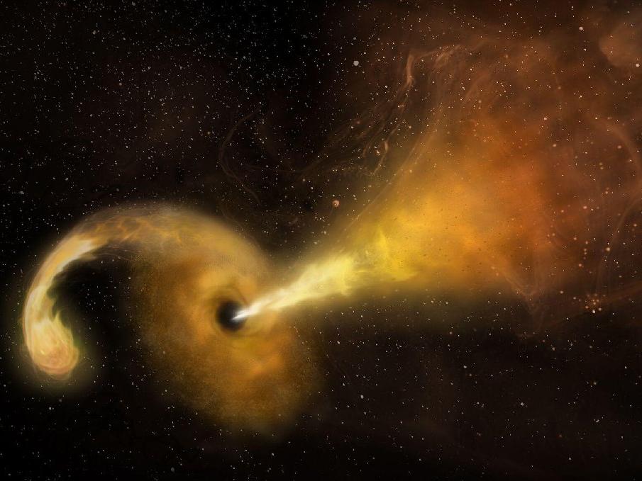 Bilim dünyası şaşkın... Kara delik yıldızı yutarken görüntülendi