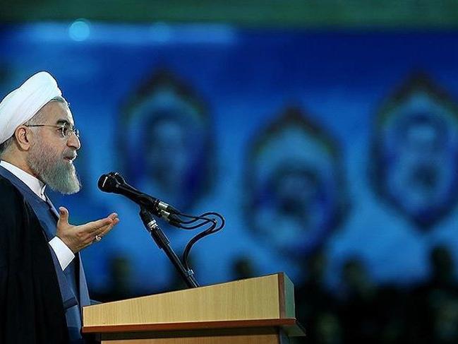 Ruhani'den ABD'ye "ekonomik savaş" tepkisi