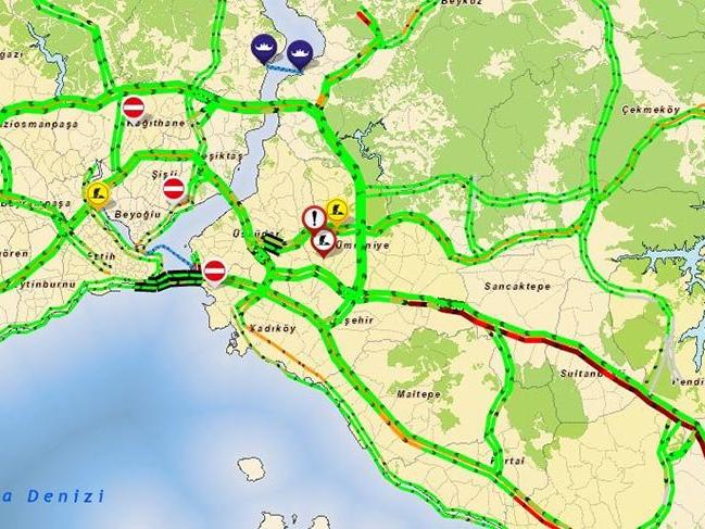 İstanbul'da trafik durumu bayramcılar yüzünden yoğunlaşmaya başladı