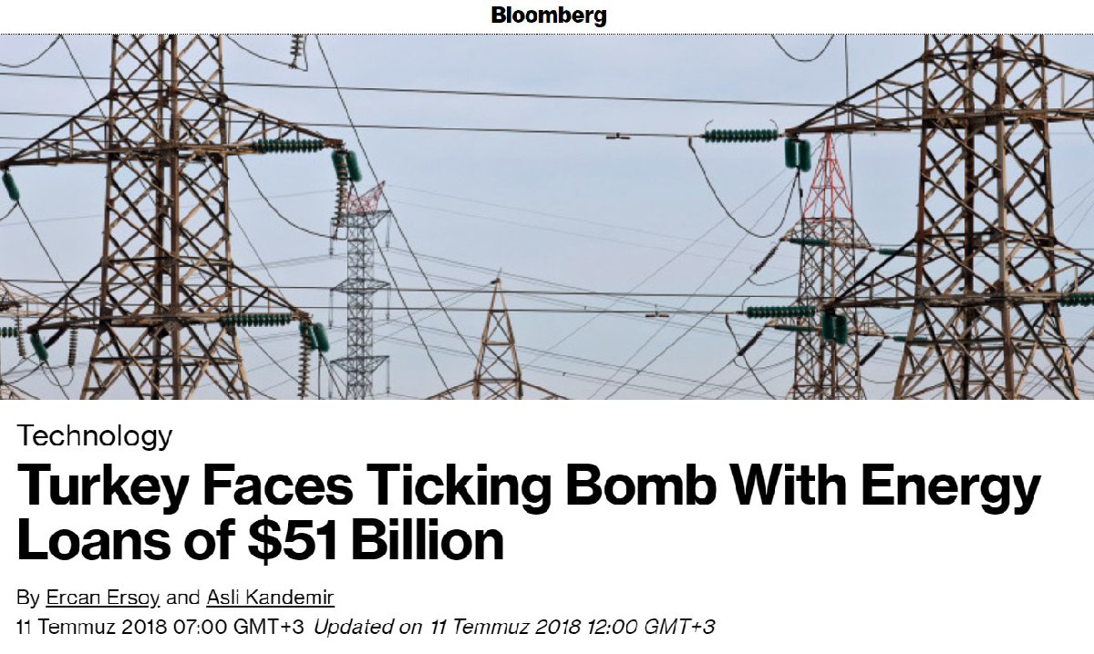 Bloomberg haberi okurlarına, 