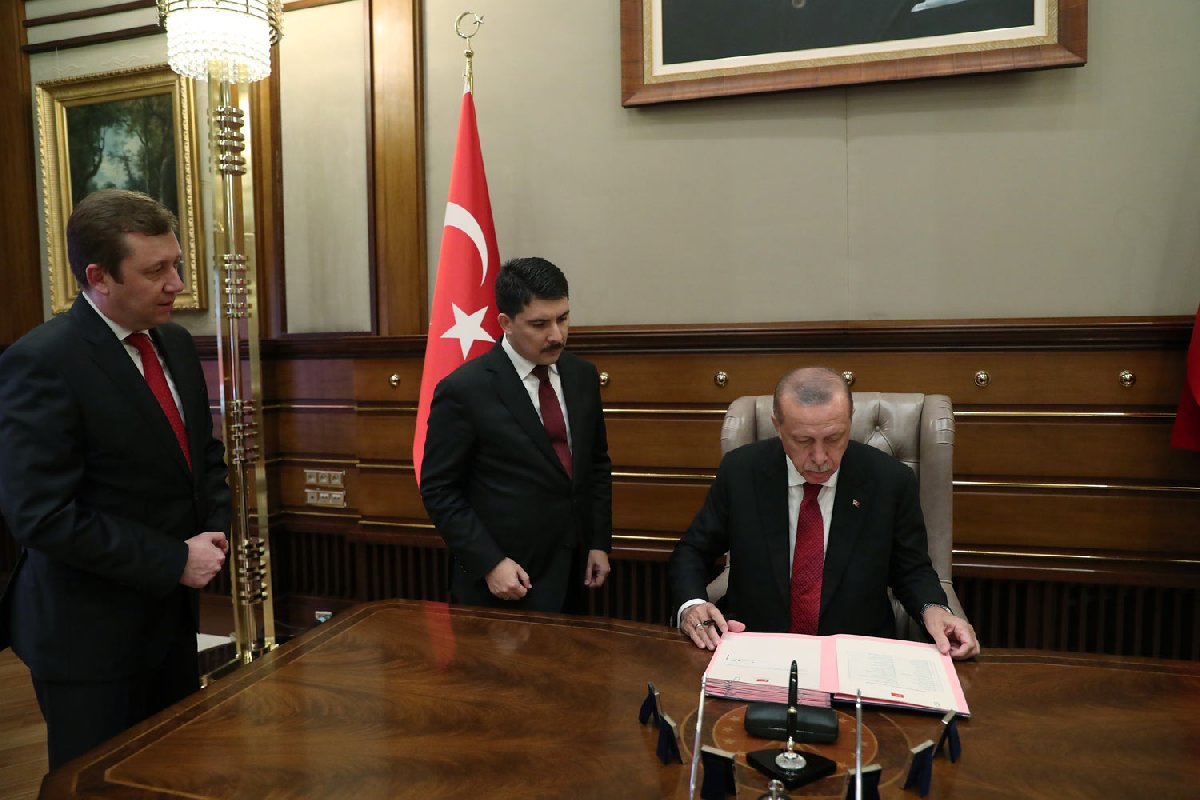 FOTO: AA / Cumhurbaşkanı Recep Tayyip Erdoğan, Yeni Hükümet Sistemi'nin ilk kabinesini böyle onayladı.