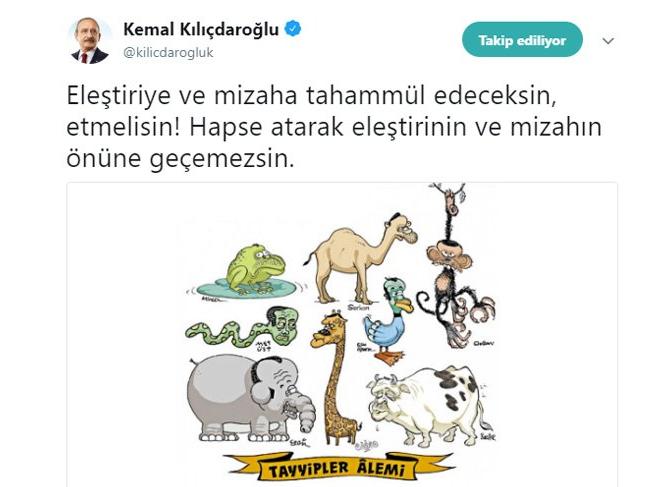 Kılıçdaroğlu dediğini yaptı o karikatürü yayınladı